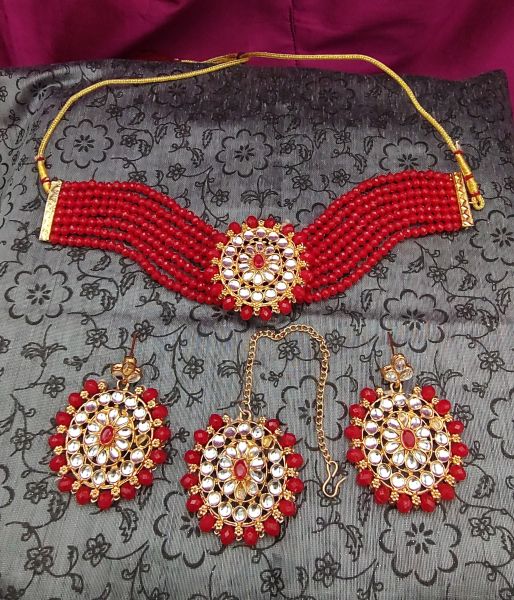 CHOKER SET RED