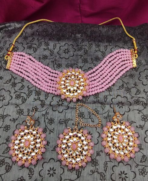 CHOKER  SET BABY PINK