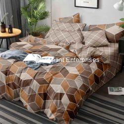 Cotton Queen size Bedsheet with pillow cover