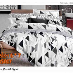 Smooth cotton back in white Queen size Dabule bed Bedsheet