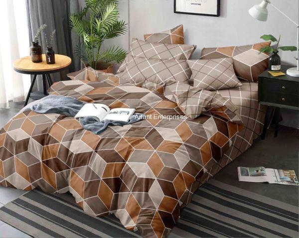 Cotton Queen size Bedsheet with pillow cover