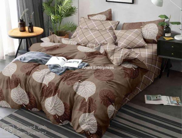 Smooth cotton  Dabule bed Bedsheet with pillow cover