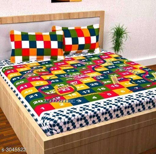 Jaipuri printed QUEEN SIZE WITH PILLOW COVER IN MULTI COLOR