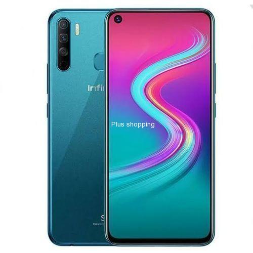 Infinix S5, 128GB ROM, 6GB RAM 6.6 Inches, 4000 Mah Battery, 4 AI Cameras, Fingerprint, 4G LTE,- Quetzal Cyan