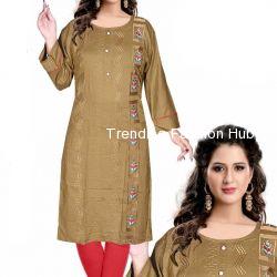 Rayon long length kurti./Trending Fashion Hub