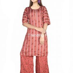 Kurti with plazzo combos./ Trending Fashion Hub