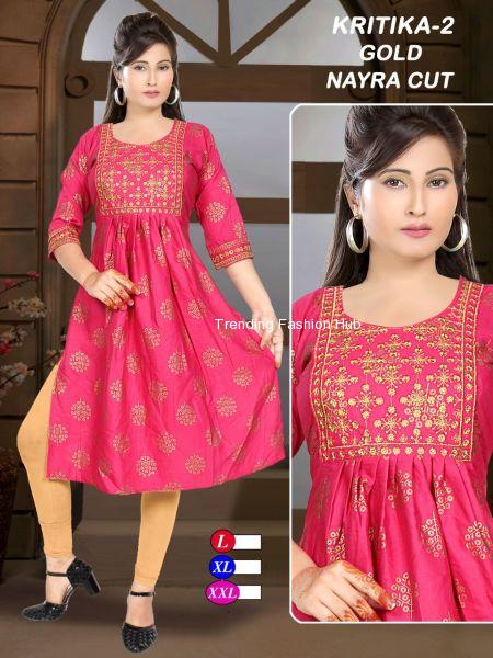 Nayra Cut Kurti  Trending Fashion Hub