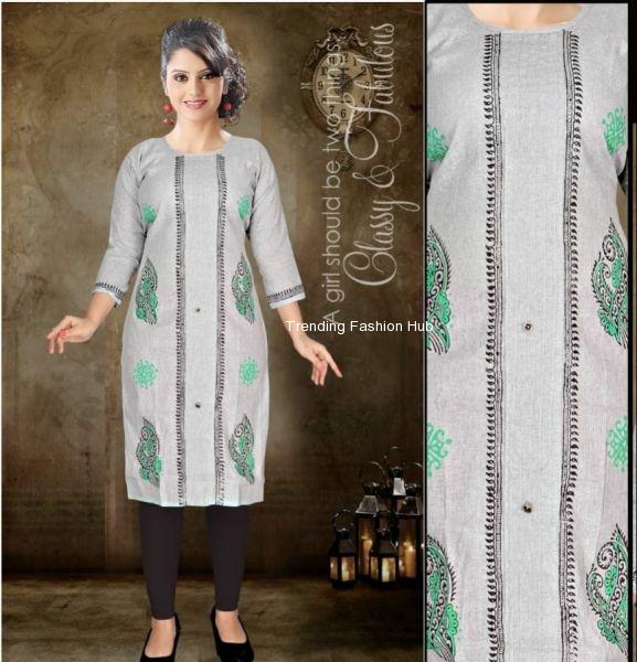 khadi cotton kurti./ Trending Fashion Hub