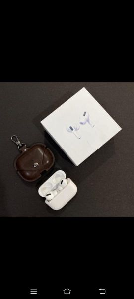 Apple air pods pro made in usa  super quality Airpods  with lether  case freee 