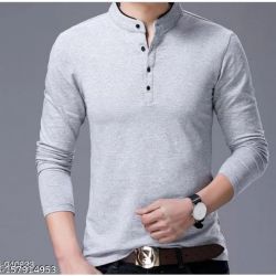 Grey colour stylish tshirt 