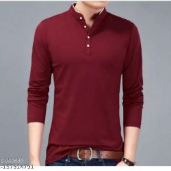Mehroon colour stylish tshirt