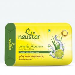  Lime & Aloevera Skin Care Soap 100 Gms