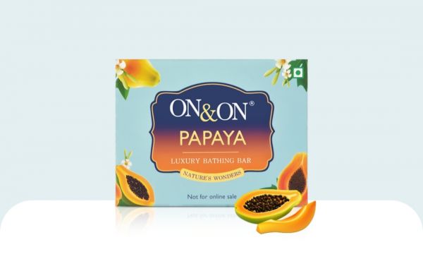 On&On Papaya Luxury Bathing Bar 75 Gms