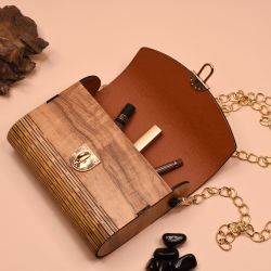 WOODEN  BEG