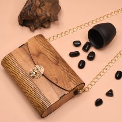 WOODEN  BEG
