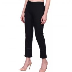 Ladies Black Desing Pant  XL,XXL Size