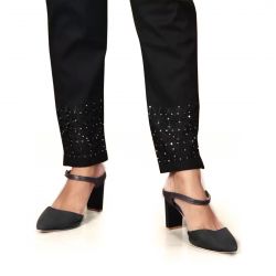 Desing Black Ladies Pant
