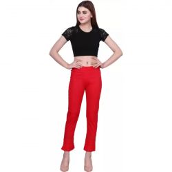 Red (XL , XXL) Desing Ladies Pant