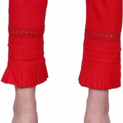 Red (XL , XXL) Desing Ladies Pant