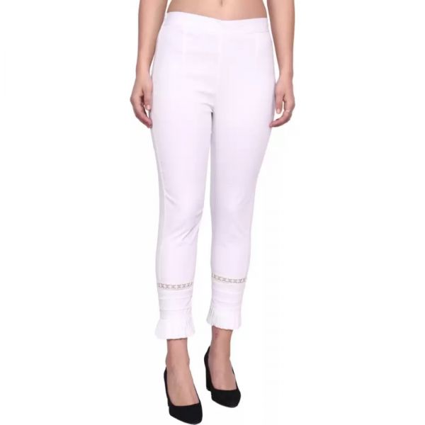 Ladies white pant Desing
