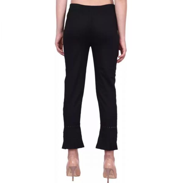 Ladies Black Desing Pant  XL,XXL Size