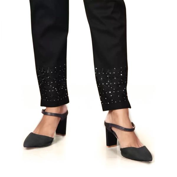 Desing Black Ladies Pant