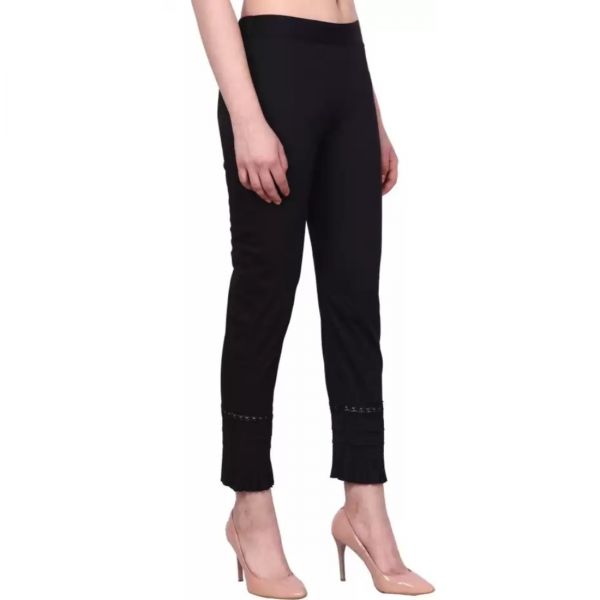 Ladies Black Desing Pant  XL,XXL Size