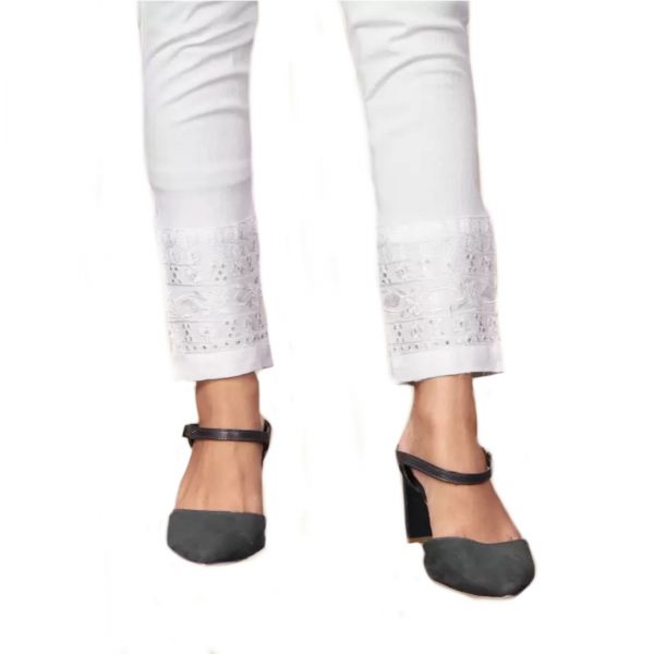 White XL , XXl Size Desing Ladies Pant