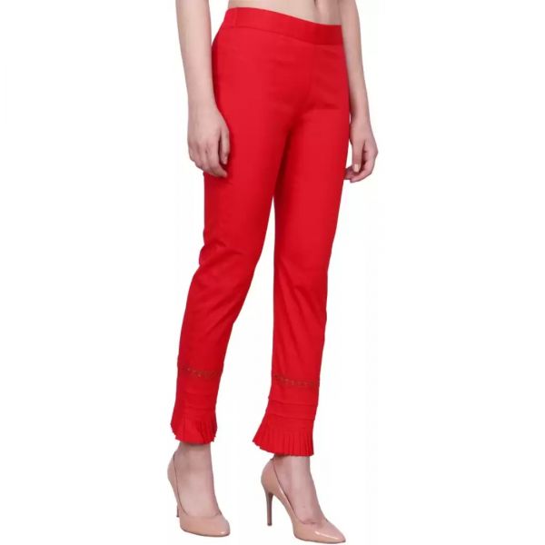 Red (XL , XXL) Desing Ladies Pant