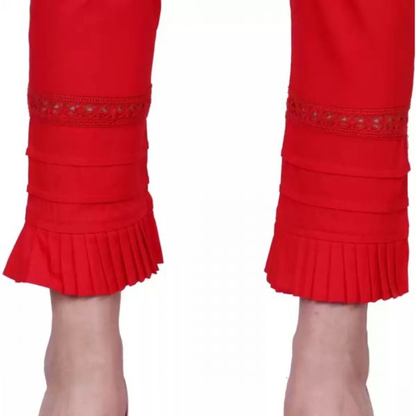 Red (XL , XXL) Desing Ladies Pant