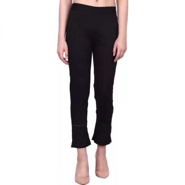 Ladies Black Desing Pant  XL,XXL Size