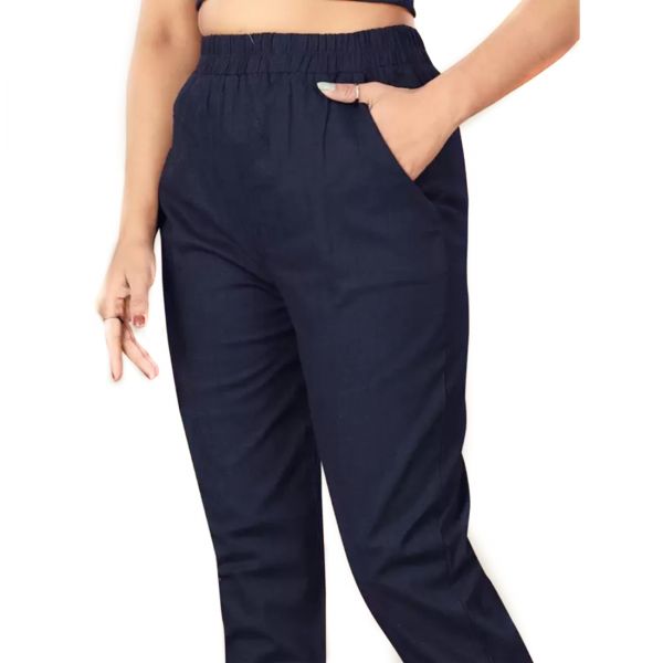 Blue Desing Ladies Pant