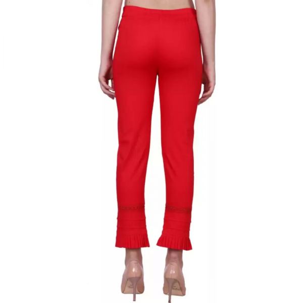 Red (XL , XXL) Desing Ladies Pant