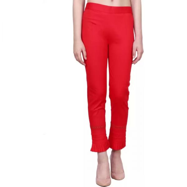 Red (XL , XXL) Desing Ladies Pant