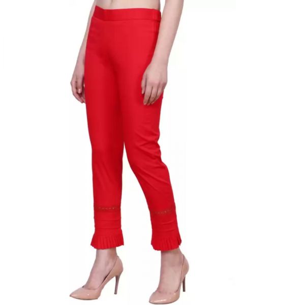 Red (XL , XXL) Desing Ladies Pant