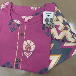 Hanny Collection's - kurti with bottam ware pure cotton