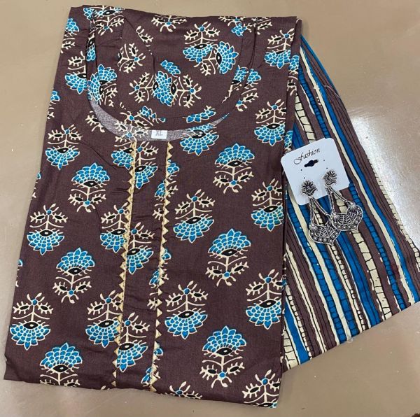 Hanny Collections - kurti top with bottam ware cotton 