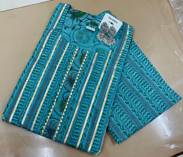Hanny Collections - kurti top with bottam ware cotton 