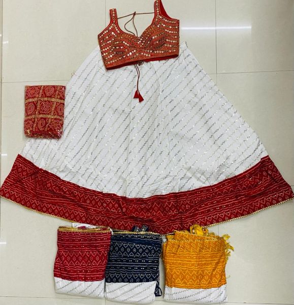 Chaniya choli with glass work