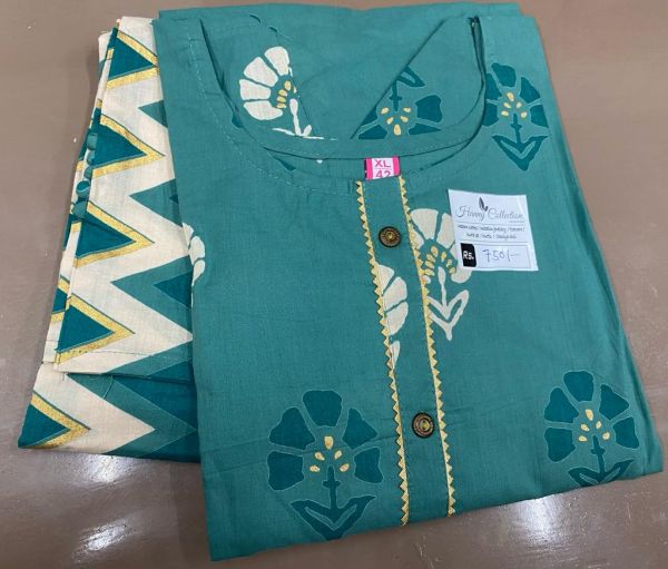Hanny Collection's - kurti with bottam ware pure cotton