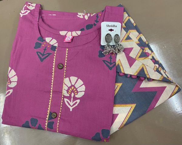 Hanny Collection's - kurti with bottam ware pure cotton