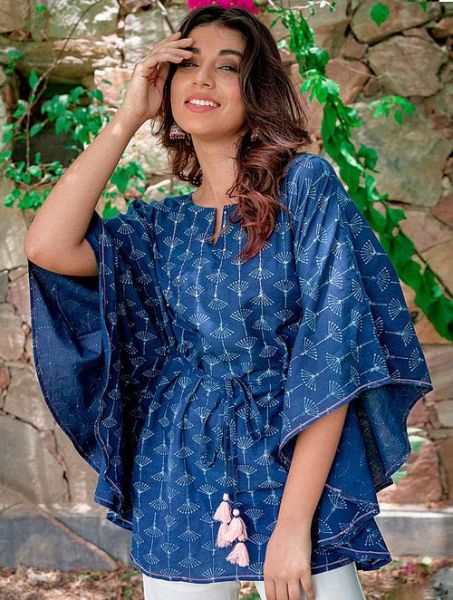 kaftan top Darkblue