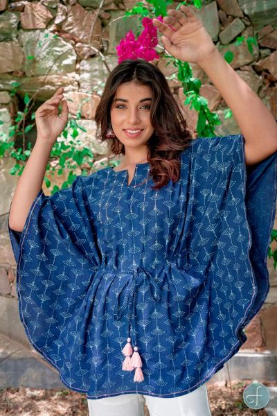 kaftan top Darkblue