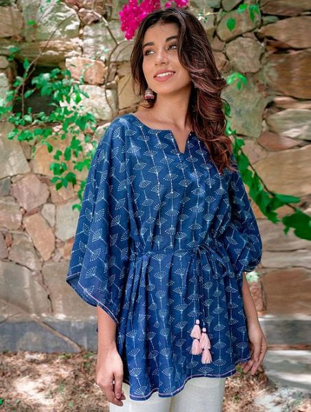 kaftan top Darkblue