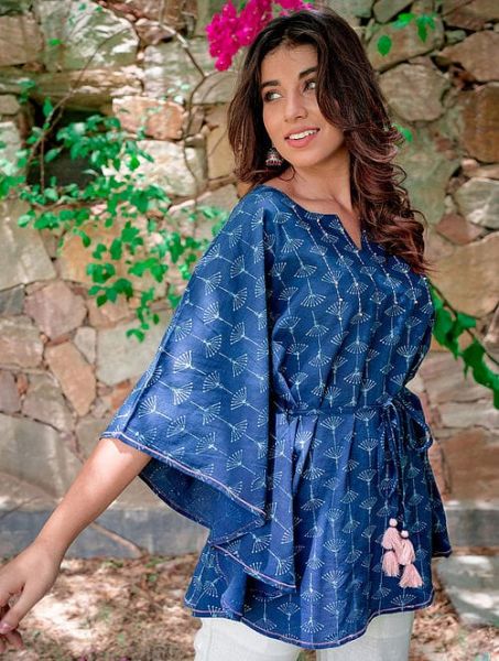 kaftan top Darkblue
