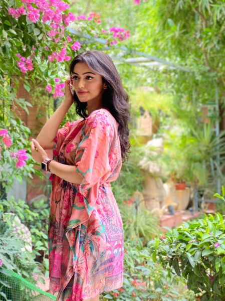 Kaftan Top Pink 