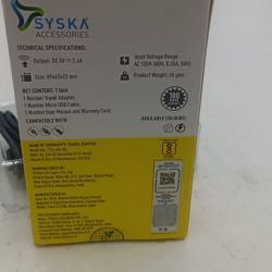 Syska 20 walt Fast charger