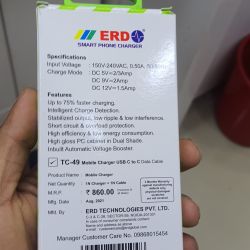 ERD UNIVERSAL quick Charger 18W  C To C