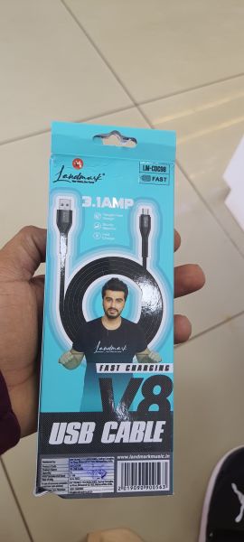 Landmark V8 Cable 3.1 Amp Fast cable