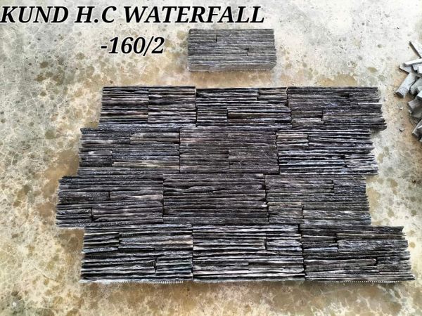 Kund stone hand cut waterfall 